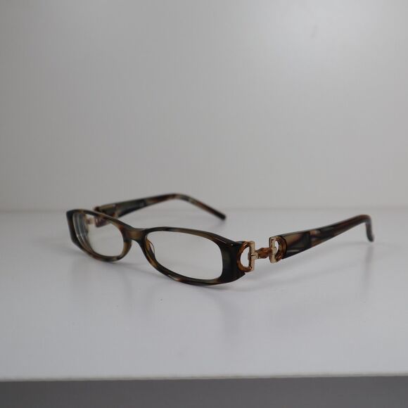 Gucci GG3009 SVF Brown Tortoise Rectangular Glasses Frames 48-17-130mm - Picture 1 of 12